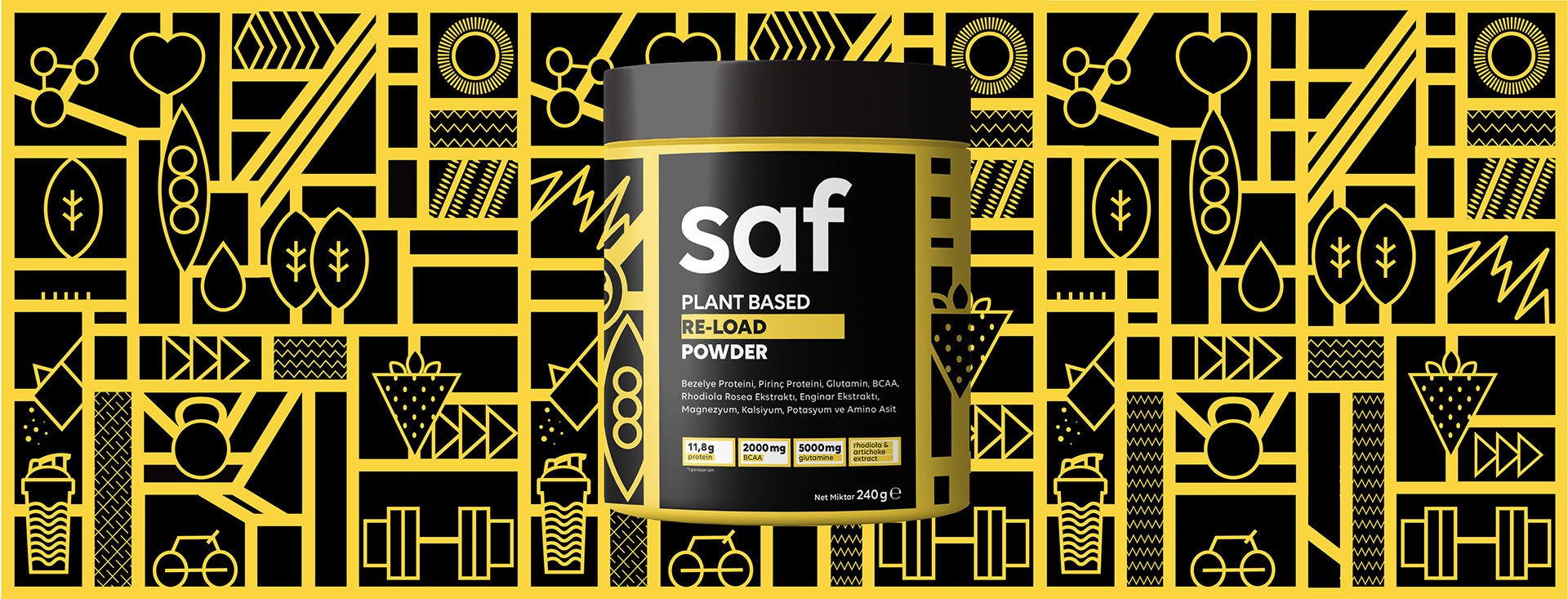 Saf Athletics — pattern, yellow
